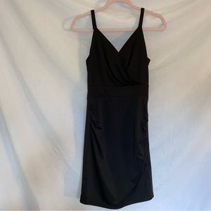 Curlbiuty mini body con cocktail black dress Small